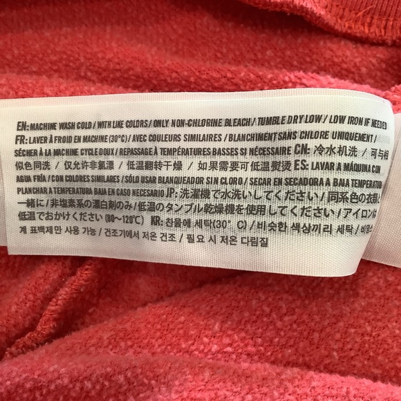 Hollister Coral Red Crewneck Sweatshirt Size S | HCO Logo | Classic Y2K Prep - Picture 15 of 15